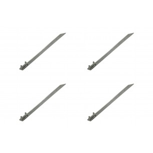 Kit C/4 - Para-Raio Terminal Aereo Aluminio Grampo 7/8X1/...