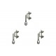 Kit C/3 - Para-Raio Suporte Para Fita Aluminio Vertical R... Kit C/3 - Para-Raio Suporte Para Fita Aluminio Vertical R...
