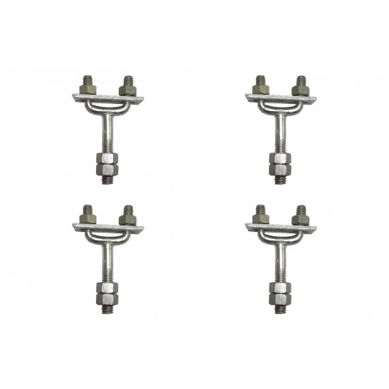 Kit C/4 - Para-Raio Suporte Para Fita Aluminio Horizontal...