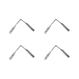 Kit C/4 - Para-Raio Emenda Fita Aluminio''Cantoneira''7/8...