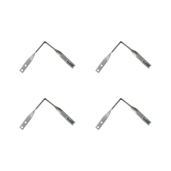 Kit C/4 - Para-Raio Emenda Fita Aluminio''Cantoneira''7/8... Kit C/4 - Para-Raio Emenda Fita Aluminio''Cantoneira''7/8...