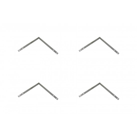 Kit C/4 - Para-Raio Emenda Fita Aluminio''Descida''7/8X1/...