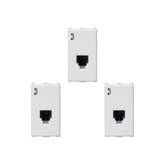 Kit C/3 - Modulo Soprano Ilus (Rj11) 5Tg99001