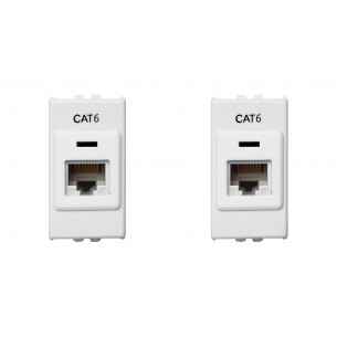 Kit 2 Unid. Modulo Soprano Ilus (Rj45 Cat6) 5Tg99100