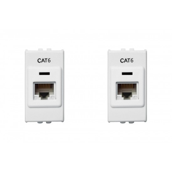 Kit C/2 - Modulo Soprano Ilus (Rj45 Cat6) 5Tg99100 Kit C/2 - Modulo Soprano Ilus (Rj45 Cat6) 5Tg99100