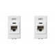 Kit C/2 - Modulo Soprano Ilus (Rj45 Cat6) 5Tg99100 Kit C/2 - Modulo Soprano Ilus (Rj45 Cat6) 5Tg99100