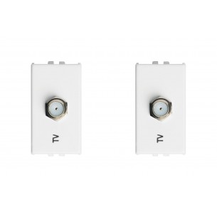 Kit C/2 - Modulo Soprano Ilus (Tomada Coaxial) 5Tg99334