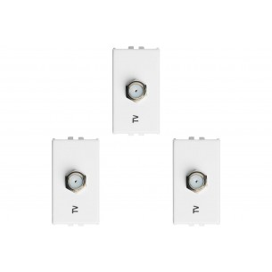 Kit C/3 - Modulo Soprano Ilus (Tomada Coaxial) 5Tg99334