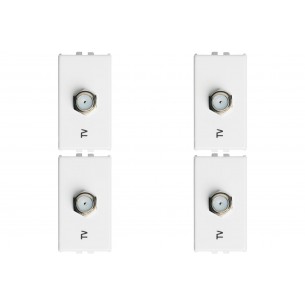 Kit C/4 - Modulo Soprano Ilus (Tomada Coaxial) 5Tg99334
