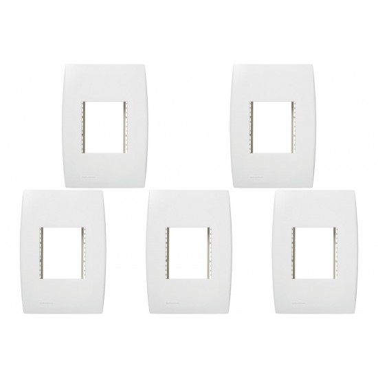 Kit C/5 - Placa Soprano Ilus 4X2 (2 Modulos Horizontal) 5...