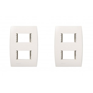 Kit C/2 - Placa Soprano Ilus 4X2 (2 Modulo Distanciada) 5...