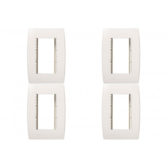 Kit C/4 - Placa Soprano Ilus 4X2 (3 Modulos Horizontal) 5...