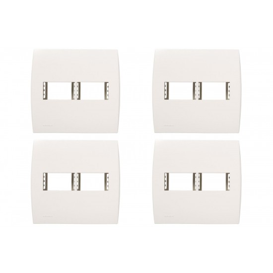 Kit C/4 - Placa Soprano Ilus 4X4 (2 Modulos Horizontal) 5...