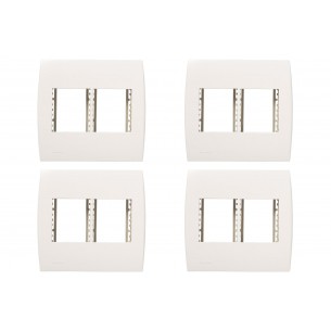 Kit C/4 - Placa Soprano Ilus 4X4 (2 Modulos Duplo) 5Tg99031