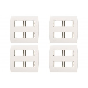 Kit C/4 - Placa Soprano Ilus 4X4 (4 Modulos Horizontal) 5...