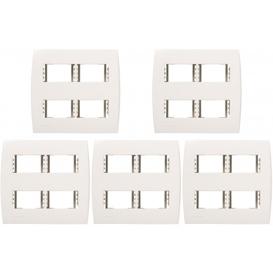 Kit C/5 - Placa Soprano Ilus 4X4 (4 Modulos Horizontal) 5...