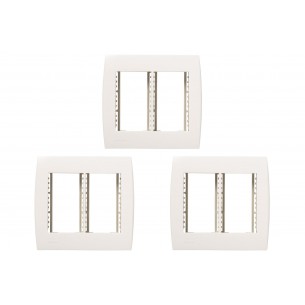 Kit C/3 - Placa Soprano Ilus 4X4 (6 Modulos Horizontal) 5...