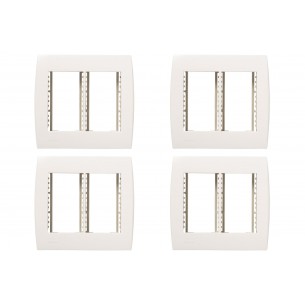 Kit C/4 - Placa Soprano Ilus 4X4 (6 Modulos Horizontal) 5...