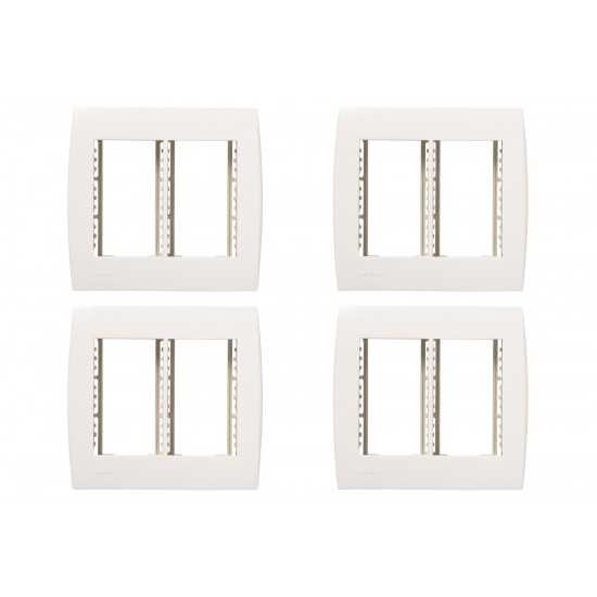 Kit C/4 - Placa Soprano Ilus 4X4 (6 Modulos Horizontal) 5... Kit C/4 - Placa Soprano Ilus 4X4 (6 Modulos Horizontal) 5...