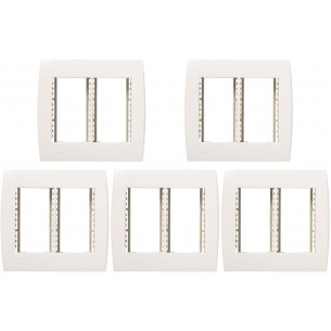 Kit C/5 - Placa Soprano Ilus 4X4 (6 Modulos Horizontal) 5...