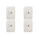 Kit C/4 - Conjunto Soprano Ilus 4X2 Branco Com Placa(1Rj1...