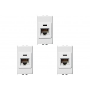 Kit C/3 - Modulo Soprano Ilus (Rj45) 5Tg99002