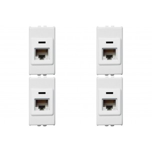Kit C/4 - Modulo Soprano Ilus (Rj45) 5Tg99002