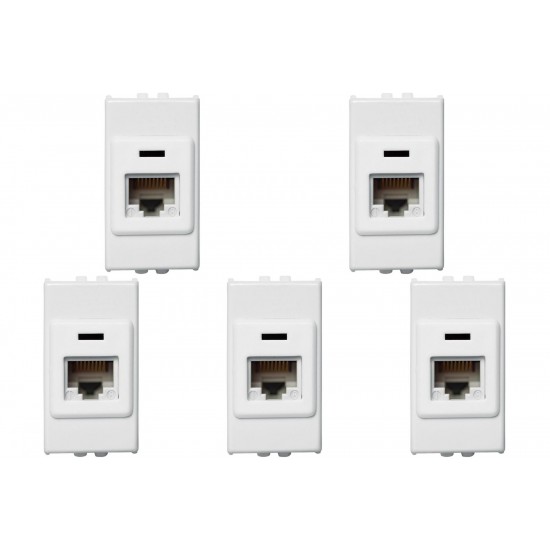 Kit C/5 - Modulo Soprano Ilus (Rj45) 5Tg99002