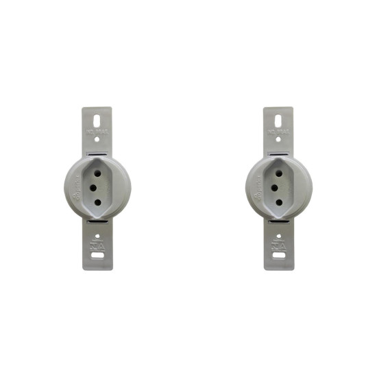 Kit C/2 - Conjunto Para Condulete Perlex Tomada 2 Polos +... Kit C/2 - Conjunto Para Condulete Perlex Tomada 2 Polos +...