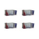 Kit C/4 - Sistema Perlex Branca (1 Paralelo) 3081Pbr
