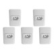 Kit C/5 - Sistema Perlex Branca (1 Tomada 10A) 3011Br