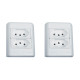 Kit C/2 - Sistema Perlex Branca (2 Tomadas 10/20A) 3011/15Br