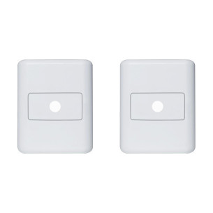 Kit C/2 - Sistema Perlex Branca (Placa 2X2 1Furo) 30Pl6Br