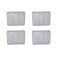 Kit C/4 - Sistema Perlex Branca (Placa 2X2 Cega 0) 30Pl0Br