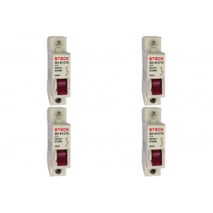 Kit C/4 - Disjuntor Steck Din Unipolar 70A Sd61 C Sd61C70