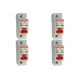 Kit C/4 - Disjuntor Steck Din Unipolar100A Sd1 C Sdd1C100