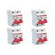 Kit C/4 - Disjuntor Steck Din Bipolar 80A Sd2 C Sdd2C80 Kit C/4 - Disjuntor Steck Din Bipolar 80A Sd2 C Sdd2C80