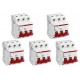 Kit C/5 - Disjuntor Steck Din Tripolar 40A Sd63 C Sdd63C40
