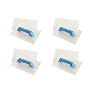 Kit C/4 - Desempenadeira Pvc Roma 14X27 Grafiato Lisa 5 90L