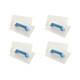Kit C/4 - Desempenadeira Pvc Roma 14X27 Grafiato Lisa 5 90L