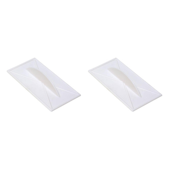 Kit C/2 - Desempenadeira Pvc Roma 08X16 Grafiato Lisa 590 Pl Kit C/2 - Desempenadeira Pvc Roma 08X16 Grafiato Lisa 590 Pl