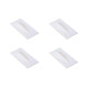 Kit C/4 - Desempenadeira Pvc Roma 08X16 Grafiato Lisa 590 Pl