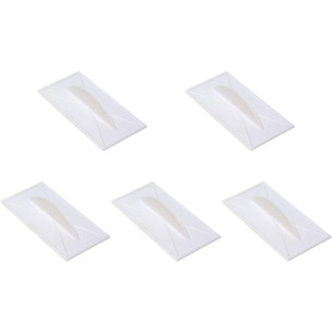 Kit C/5 - Desempenadeira Pvc Roma 08X16 Grafiato Lisa 590 Pl