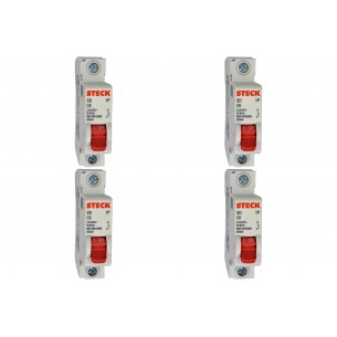 Kit C/4 - Disjuntor Steck Din Unipolar 06A   Sdd61C06