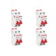 Kit C/4 - Disjuntor Steck Din Bipolar 04A Sdd62C04 Kit C/4 - Disjuntor Steck Din Bipolar 04A Sdd62C04