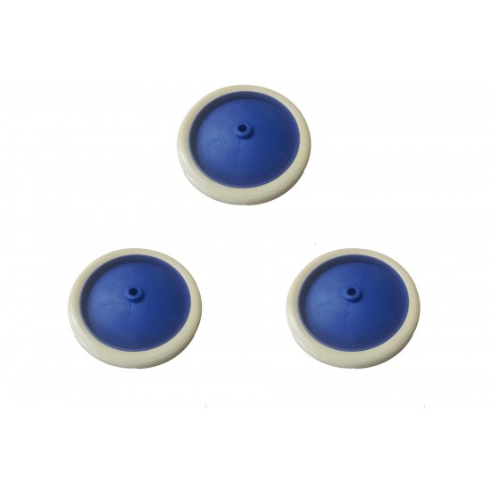 Kit C/3 - Roda Para Carrinho Feira Tecido Pc 113