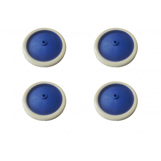 Kit C/4 - Roda Para Carrinho Feira Tecido Pc 113