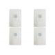 Kit C/4 - Sensor Qualitronix Parede Embutir Foto 180° Com...