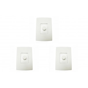 Kit C/3 - Dimmer Rotativo Qualitronix Bivolt Qd32