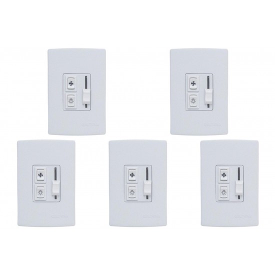 Kit C/5 - Controle Ventilador Qualitronix Luz+Reversor Em...